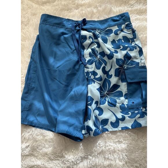 Joe Boxer Men’s Sz. L Tropical Flower Swim Trunks. Exc. Condition - Picture 1 of 6